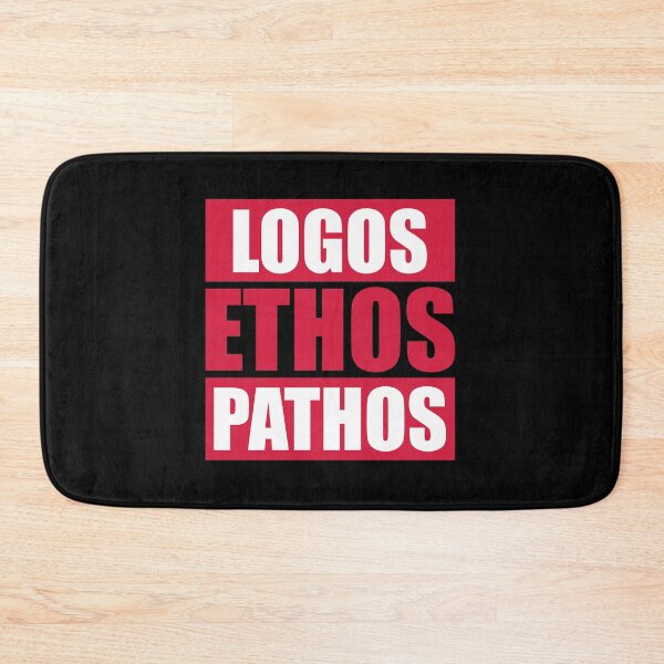 Item preview, Logos Ethos Pathos Rhetoric Philosophy Persuasion Arguments designed and sold by shirt-o-mat.