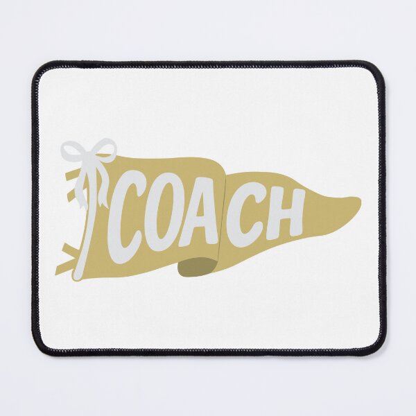 Item preview, "Coach" Pennant Flag Yellow designed and sold by jillianromero.