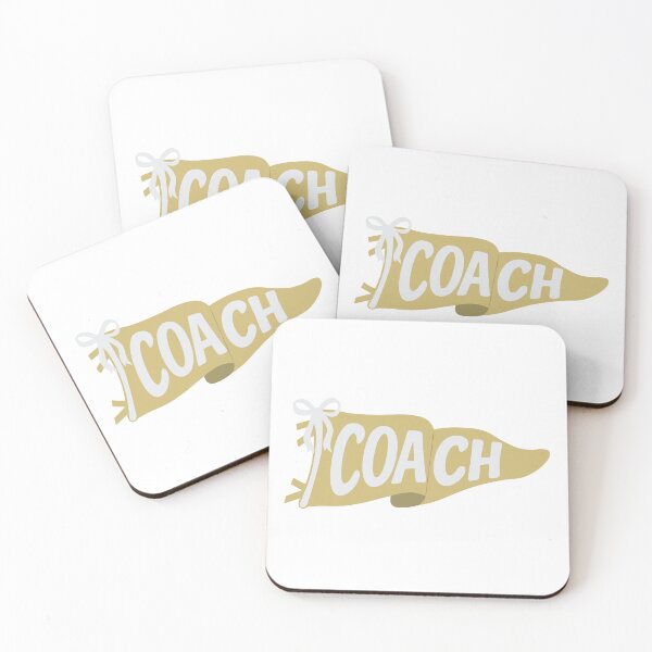 Item preview, "Coach" Pennant Flag Yellow designed and sold by jillianromero.