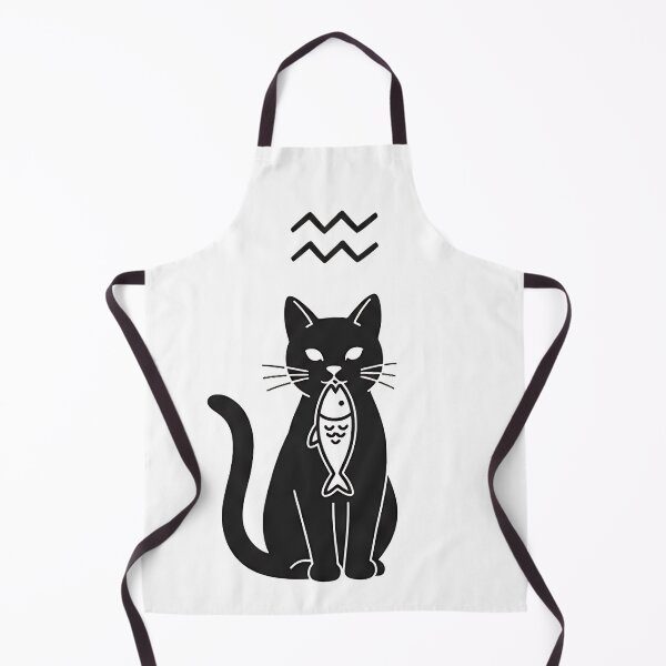 Item preview, Aquarius Cat Minimalist Design | Zodiac Astrology Illustration designed and sold by CuteKats.
