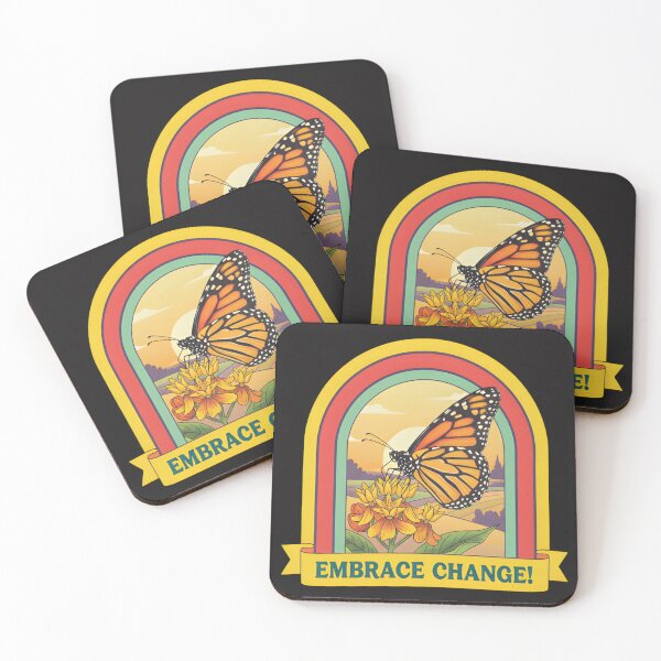 Item preview, Embrace Change Vintage Retro Monarch Butterfly designed and sold by MANA-Goods.