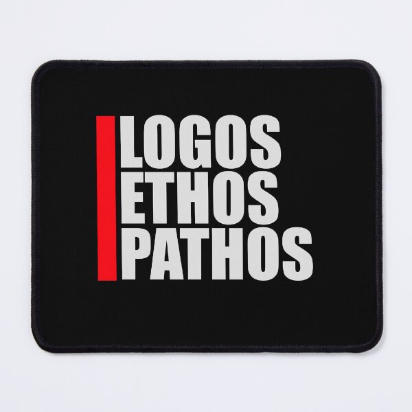 Item preview, Logos Ethos Pathos Rhetoric Philosophy Persuasion Arguments designed and sold by shirt-o-mat.