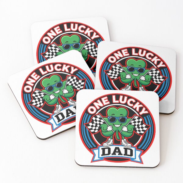 Item preview, St Patricks Day Lucky Racing Dad designed and sold by chattsuede.