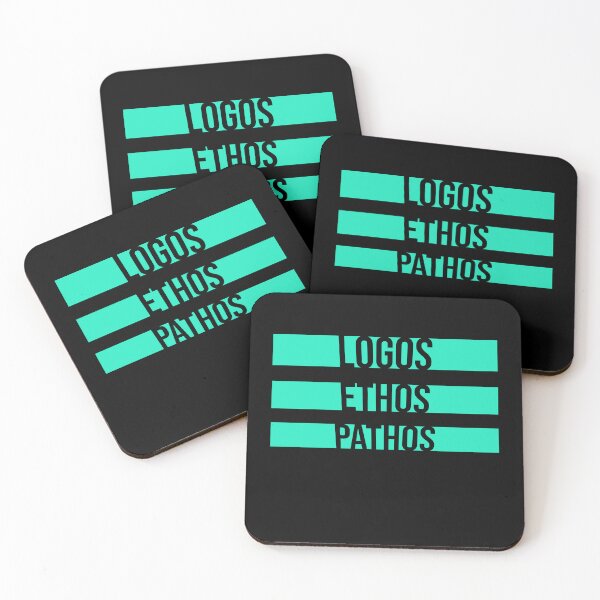 Item preview, Logos Ethos Pathos Rhetoric Philosophy Persuasion Arguments designed and sold by shirt-o-mat.
