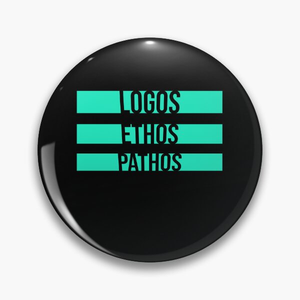Item preview, Logos Ethos Pathos Rhetoric Philosophy Persuasion Arguments designed and sold by shirt-o-mat.