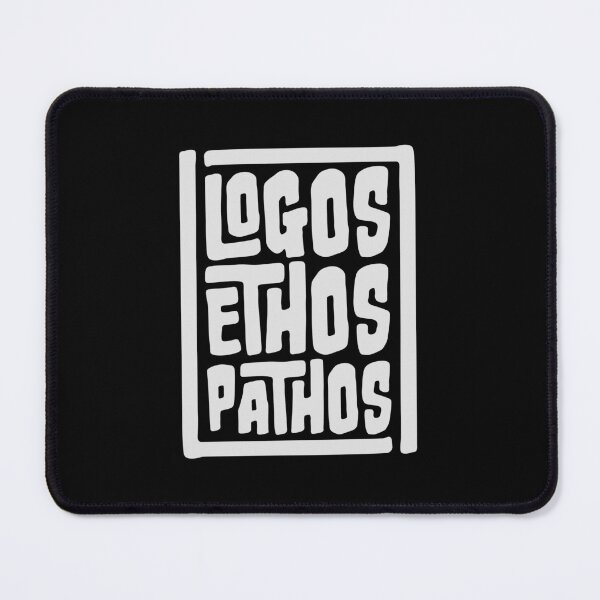 Item preview, Logos Ethos Pathos Rhetoric Philosophy Persuasion Arguments designed and sold by shirt-o-mat.