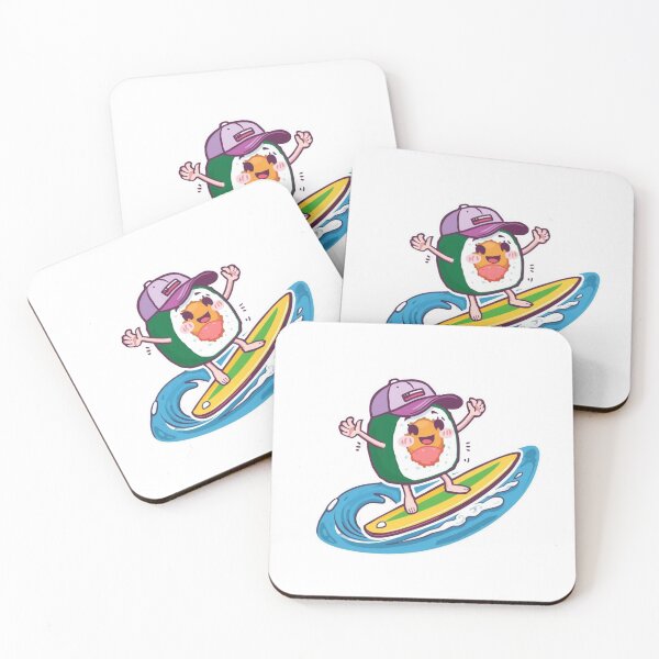 Item preview, Kawaii Surfing California Roll designed and sold by CoolKawaï.