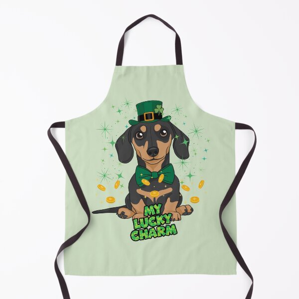 Item preview, St. Patrick's Dachshund "MY LUCKY CHARM" designed and sold by BKDIGITALSHOP.