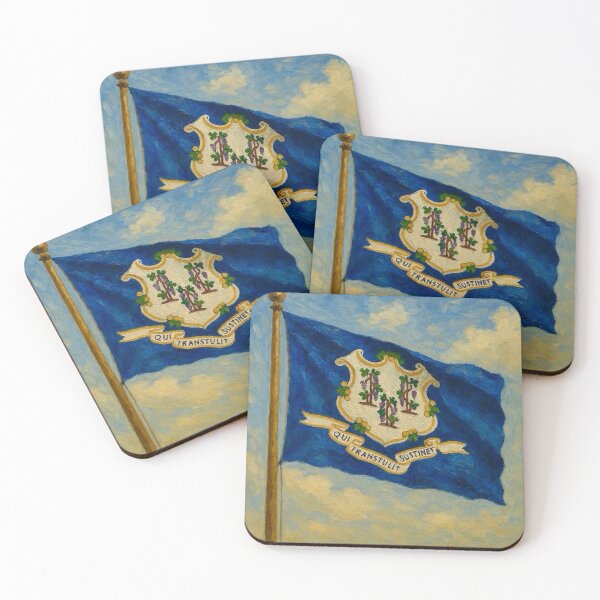 Item preview, Connecticut State Flag designed and sold by TinCatOutPost.