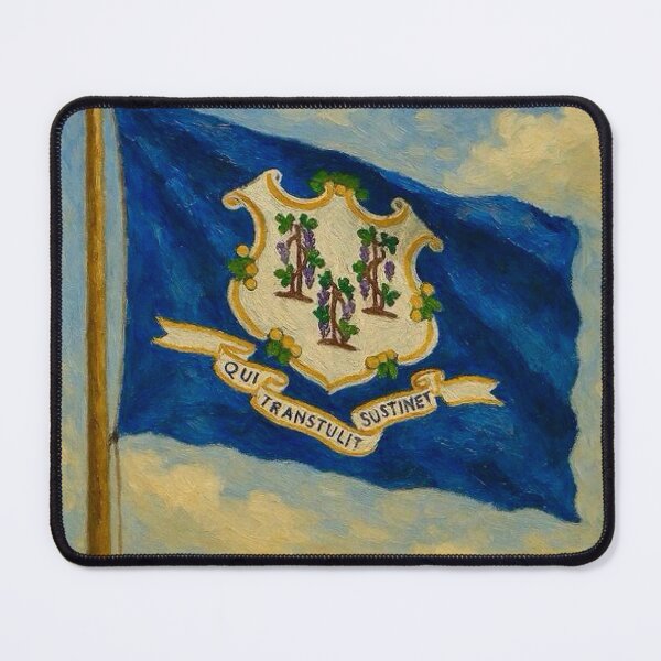 Item preview, Connecticut State Flag designed and sold by TinCatOutPost.