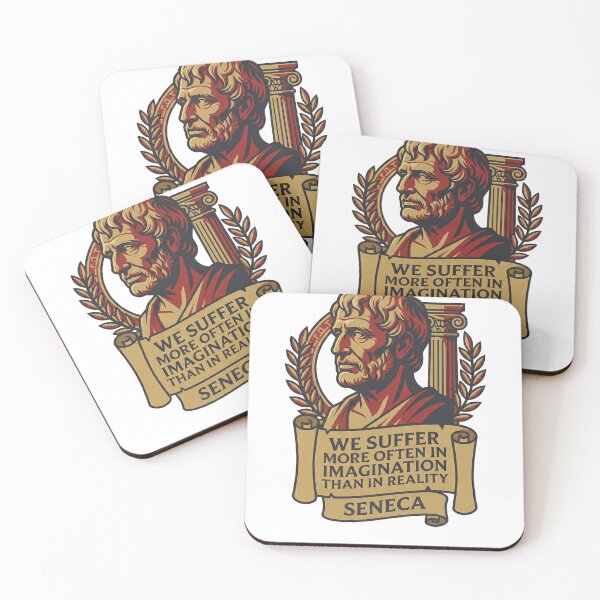 Item preview, Seneca Quote Stoic Philosophy Imagination Suffering  designed and sold by The Junto Shop.