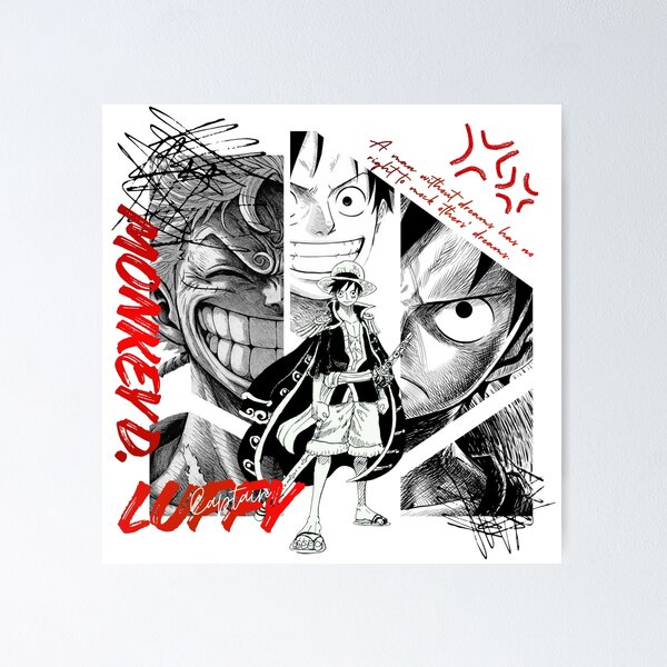 Item preview, Luffy – Original Artistic Illustration | Modern and Creative Design designed and sold by iNoahACR.