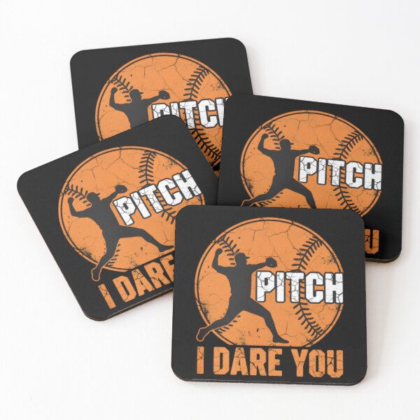 Item preview, Pitch I Dare You - Baseball Pitcher Silhouette Art designed and sold by MANA-Goods.