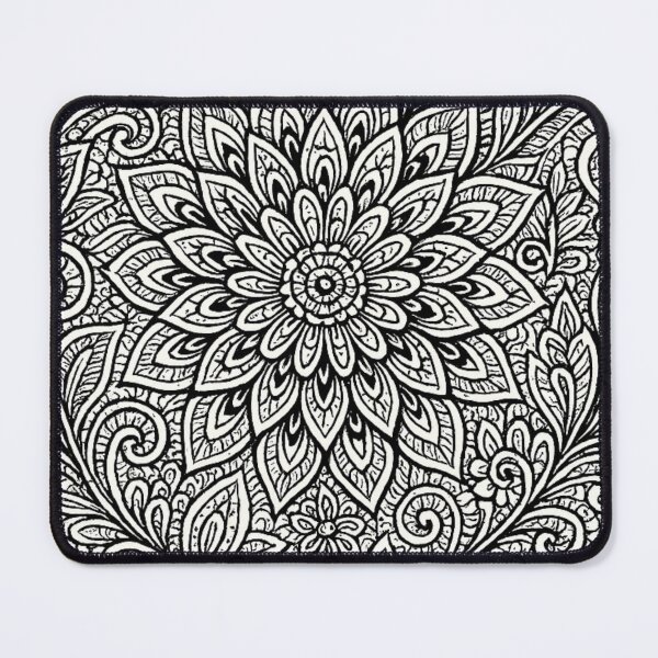Item preview, Heart Mandala Zentangle Floral Bohemian Patterns Meditation Valentine's Day designed and sold by Lyvion design.