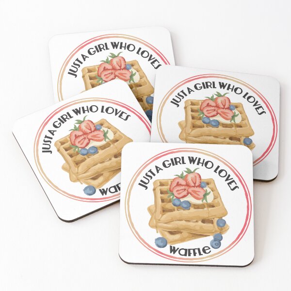 Item preview, Just A Girl Who Loves Waffle designed and sold by bolimj.