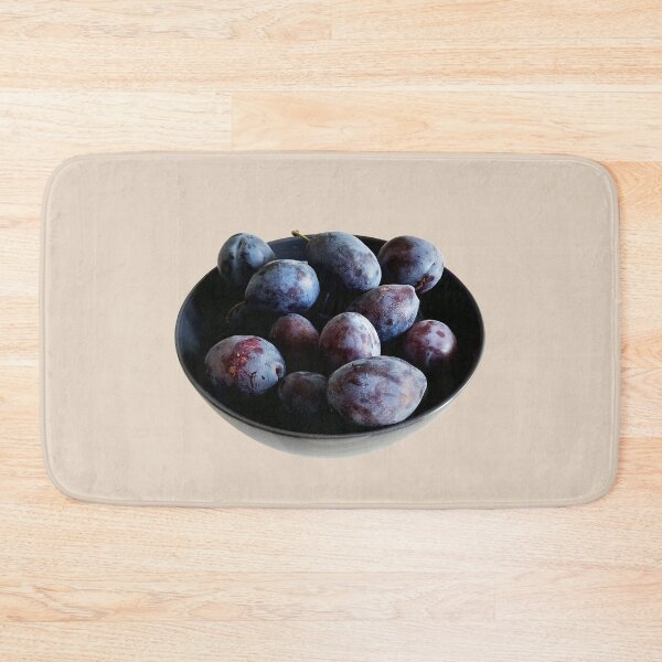 Item preview, Still life with plums in a bowl original artwork designed and sold by paragonDesign28.