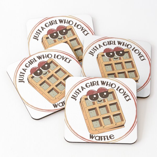 Item preview, Just A Girl Who Loves Waffle designed and sold by bolimj.