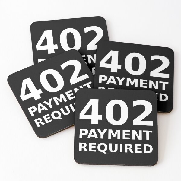 Item preview, 402 Payment Required - HTTP Status Code Developer Design designed and sold by geeksta.