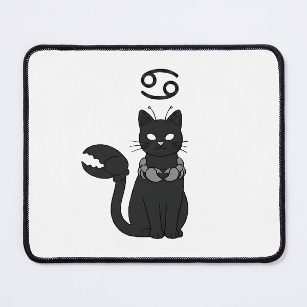 Item preview, Cancer Cat Minimalist Design | Zodiac Crab Astrology Illustration designed and sold by CuteKats.