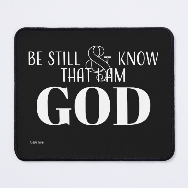 Item preview, Be Still in white designed and sold by KathyRHuff.