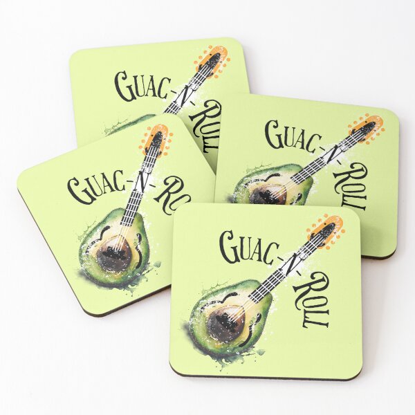 Item preview, Guac -n- Roll Funny Food designed and sold by Sachie's Studio.