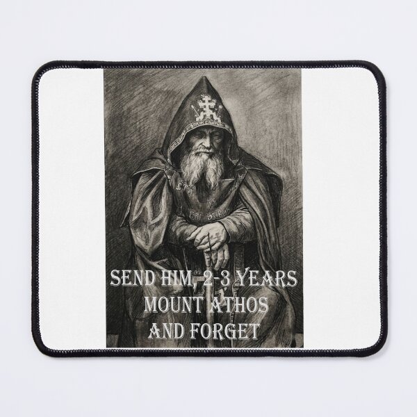 Item preview, Send him 2-3 years, Mount Athos and forget designed and sold by Flying Leaf Apparel Co..