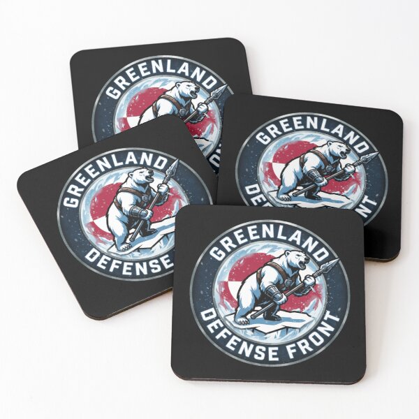 Item preview, Greenland Defense Front,hands off Greenland designed and sold by Meryem Mamouni.
