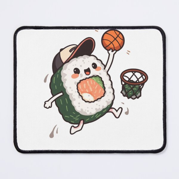 Item preview, Kawaii Basketball Sushi - California Roll Slam Dunk designed and sold by CoolKawaï.