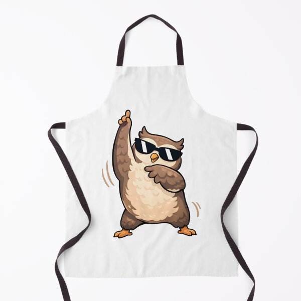 Item preview, Cool Dancing Owl with Sunglasses – Funny Cartoon Bird designed and sold by Senkov.