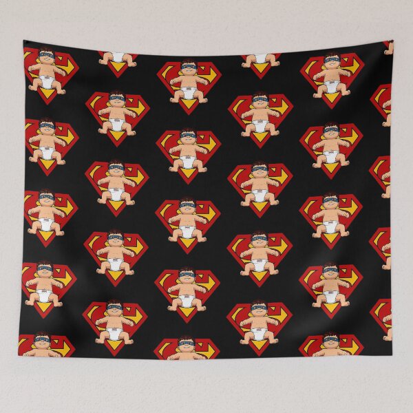 Item preview, Baby Superhero Bros – Cute Cartoon Hero Illustration designed and sold by Exodoi.