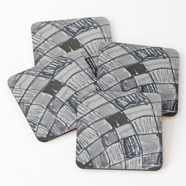 Item preview, Close-up of Patchwork Grey designed and sold by DancingCreek.