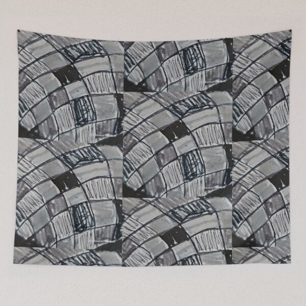 Item preview, Close-up of Patchwork Grey designed and sold by DancingCreek.