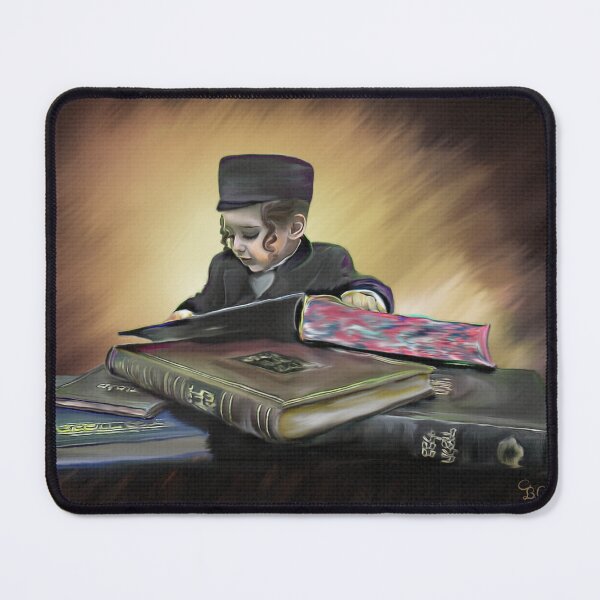 Item preview, Jewish Boy Learning Torah - Inspiring Jewish Painting designed and sold by Greenwald Gallery.