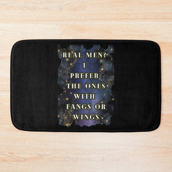 Item preview, Real Men? I Prefer The Ones With Fangs Or Wings, Fantasy Book Lover Vampire Fairy designed and sold by DarkRomanceMom.