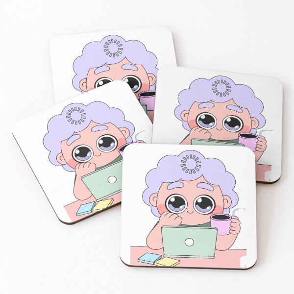Item preview, Kawaii Office Worker Brain Loading designed and sold by McVrax.