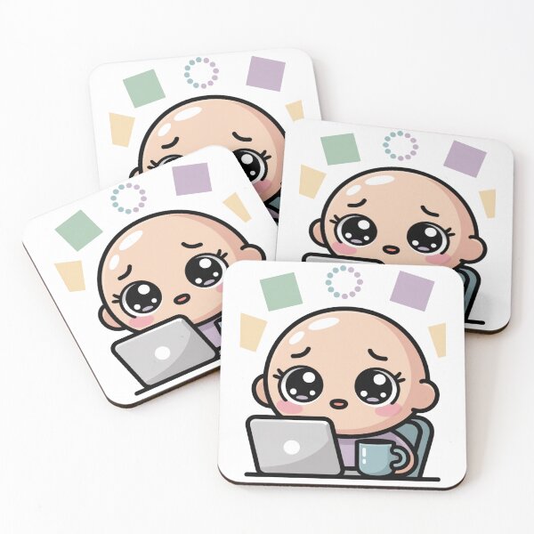 Item preview,  Kawaii Office Worker Brain Loading designed and sold by McVrax.