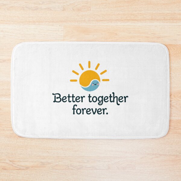 Item preview, Better Together Forever - Cute Sun and Wave Yin Yang designed and sold by Wear2Transform.