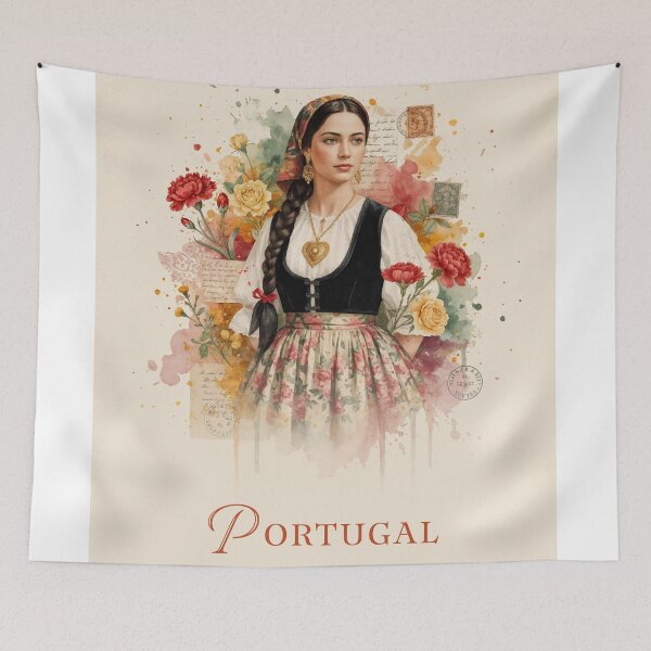 Item preview, Portugal: Threads of Tradition, Blooms of Heritage designed and sold by ForeverPrintsOK.