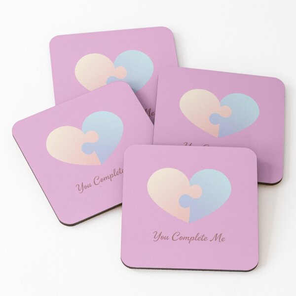 Item preview, Puzzle Hearts – You Complete Me Valentine Illustration designed and sold by LaurannaDesign.