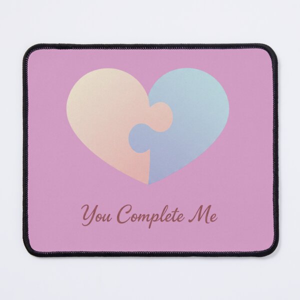 Item preview, Puzzle Hearts – You Complete Me Valentine Illustration designed and sold by LaurannaDesign.