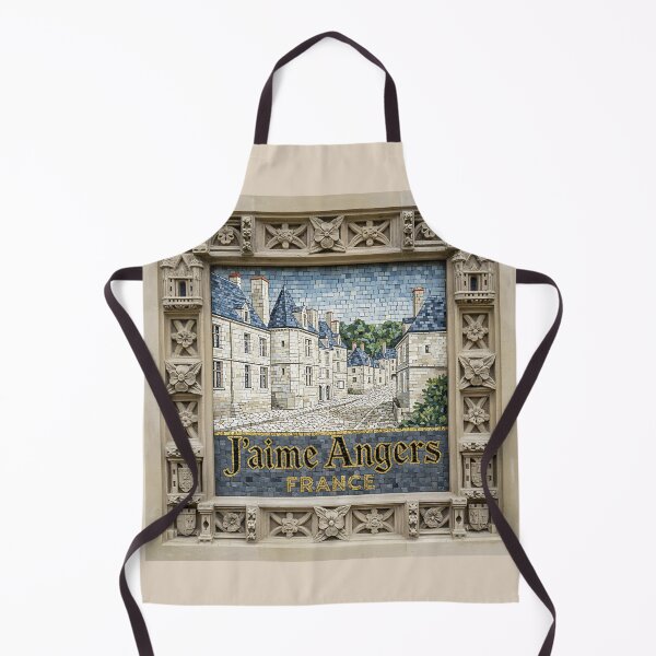 Item preview, J’aime Angers France – Renaissance Stone Frame Mosaic designed and sold by FrancophileFun.