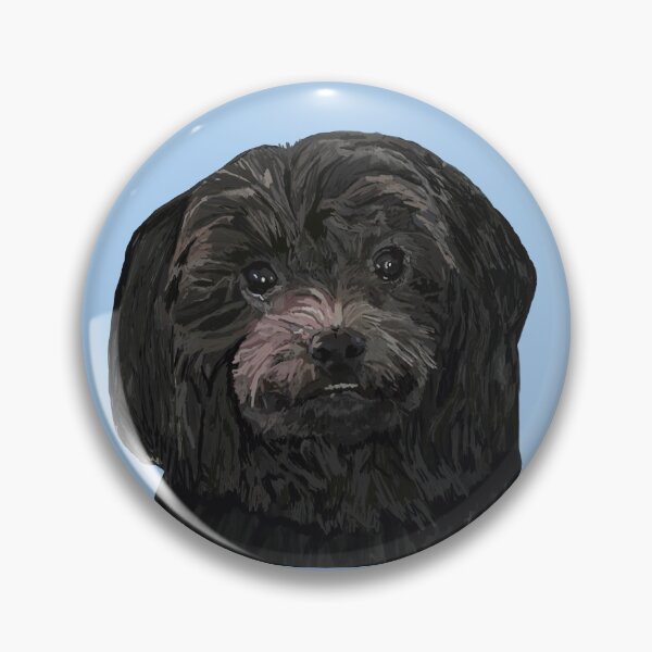 Item preview, Schnoodle Dog Portrait designed and sold by BlueCava.