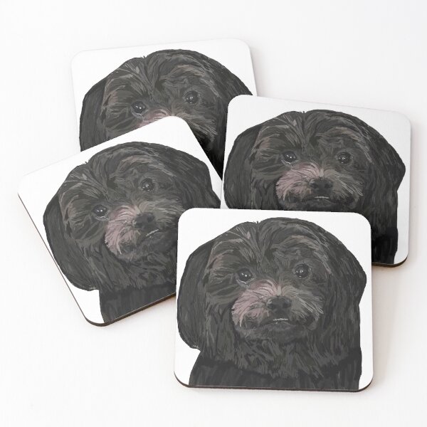Item preview, Schnoodle Dog Portrait designed and sold by BlueCava.