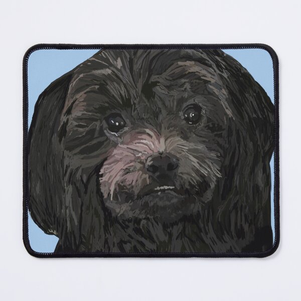 Item preview, Schnoodle Dog Portrait designed and sold by BlueCava.