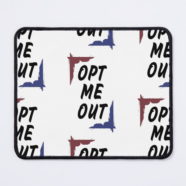 Item preview, Opt me out, against the current, blue red designed and sold by LiskoDesign.