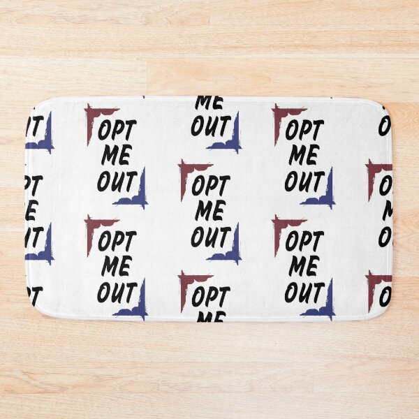 Item preview, Opt me out, against the current, blue red designed and sold by LiskoDesign.