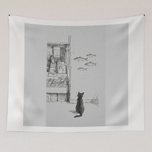 Item preview, Dreams at the Door: A Cat’s Fishy Fantasy #9 designed and sold by Helios Be. Lavsh.