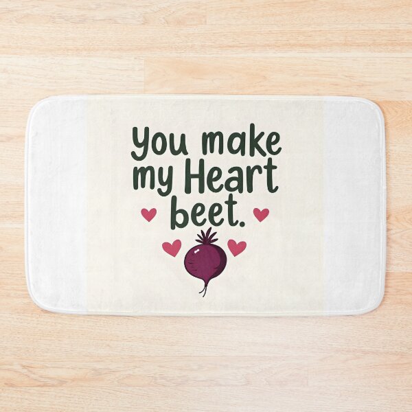 Item preview, You Make My Heart Beet - Cute Vegetable Food Pun designed and sold by Wear2Transform.