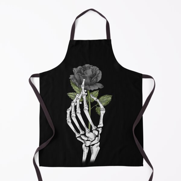 Item preview, Gothic Skeleton Hand Holding Black Rose designed and sold by BetOova.