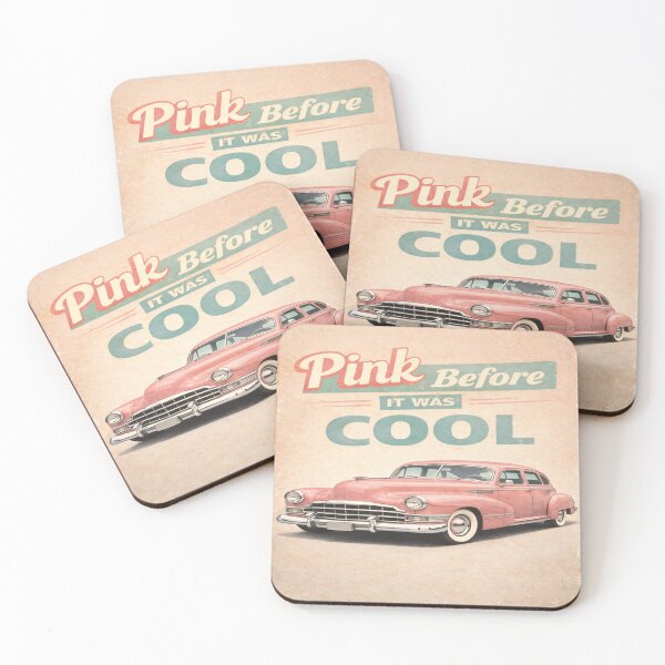 Artikelvorschau, Pink, bevor es cool war – Vintage-Cadillac in Pink entworfen und verkauft von Soft Chaos Club.